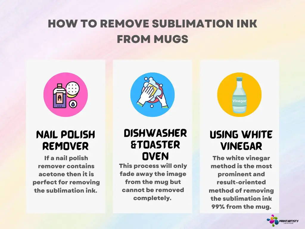 How To Remove Sublimation Ink From Mugs
