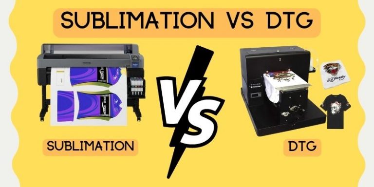 Sublimation Vs DTG |  Differences Between Them