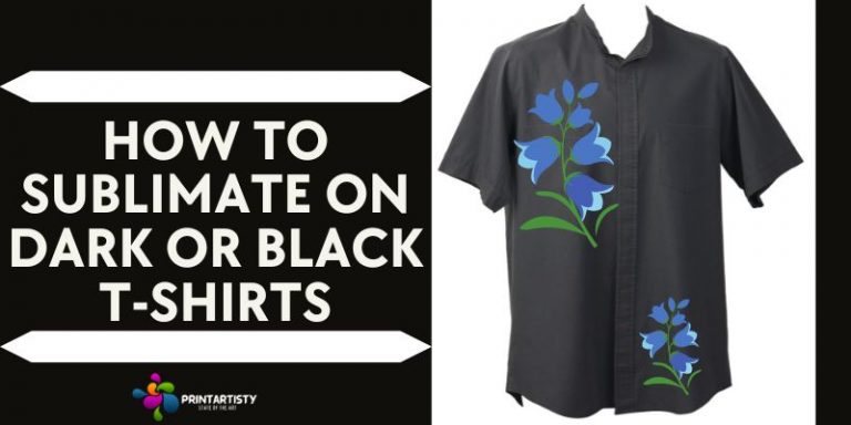 How To Do Sublimation On Black Color Shirt | Dark Fabric