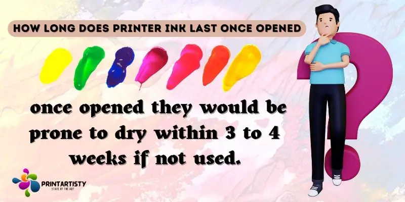 How Long Does Printer Ink Last Once Opened