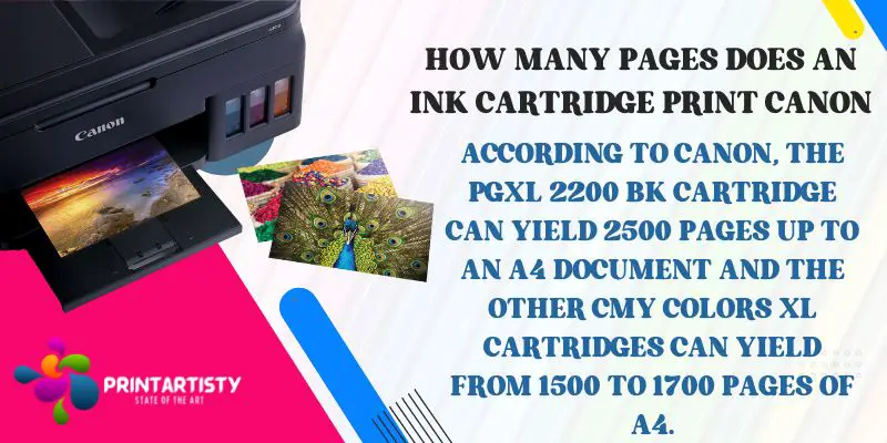 How Many Pages Does An Ink Cartridge Print Canon