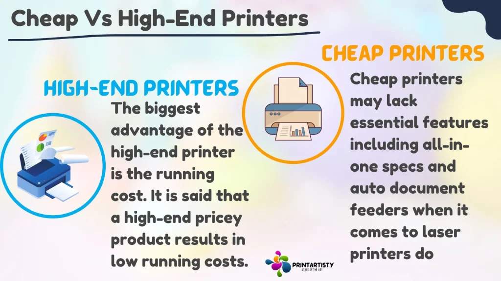 Cheap Vs High-End Printers