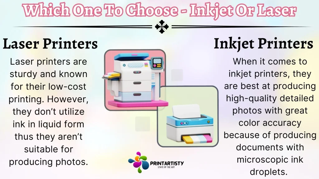 Which One To Choose - Inkjet Or Laser