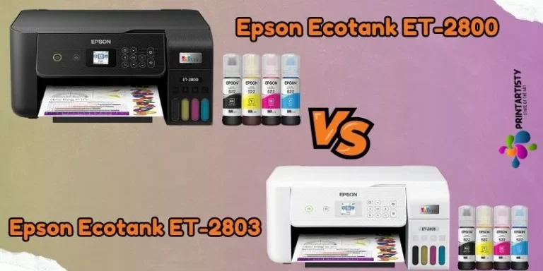 Epson Ecotank ET-2800 Vs ET-2803 | All Specs, Sublimation