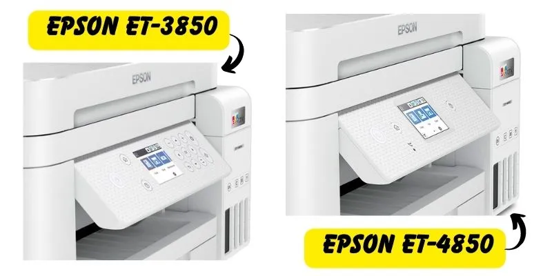 Main Difference Between Epson ET-3850 Vs ET-4850
