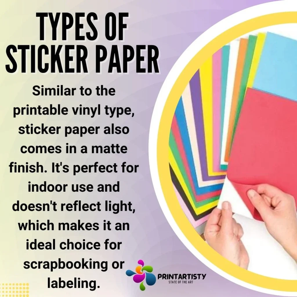 Types of Sticker Paper
